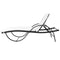 vidaXL - Ligbed - met - kussen - poly - rattan - zwart