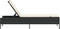 vidaXL - Ligbed - met - kussen - poly - rattan - zwart