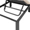 vidaXL - Ligbed - met - kussen - poly - rattan - zwart
