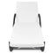 vidaXL - Ligbed - met - kussen - poly - rattan - zwart