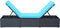 vidaXL - Ligbed - met - kussen - poly - rattan - zwart