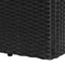 vidaXL - Ligbed - met - kussen - poly - rattan - zwart