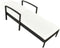 vidaXL - Ligbed - met - kussen - poly - rattan - zwart