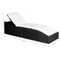 vidaXL - Ligbed - met - kussen - poly - rattan - zwart