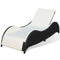 vidaXL - Ligbed - met - kussen - poly - rattan - zwart