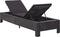 vidaXL - Ligbed - met - kussen - poly - rattan - zwart