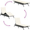 vidaXL - Ligbed - met - kussen - poly - rattan - zwart