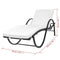 vidaXL - Ligbed - met - kussen - poly - rattan - zwart