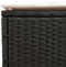 vidaXL - Ligbed - met - kussen - poly - rattan - zwart