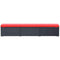 vidaXL - Ligbed - met - kussen - poly - rattan - zwart