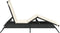 vidaXL - Ligbed - met - kussen - poly - rattan - zwart
