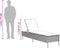 vidaXL - Ligbed - met - kussen - poly - rattan - zwart