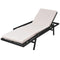 vidaXL - Ligbed - met - kussen - poly - rattan - zwart