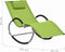 vidaXL - Ligbed - met - kussen - textileen - groen