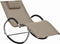 vidaXL - Ligbed - met - kussen - textileen - taupe