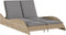 vidaXL - Ligbed - met - kussens - 114x205x73 - cm - poly - rattan - beige