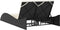 vidaXL - Ligbed - met - kussens - 114x205x73 - cm - poly - rattan - zwart