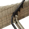 vidaXL - Ligbed - met - kussens - 114x205x73 - cm - poly - rattan - lichtgrijs