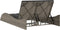 vidaXL - Ligbed - met - kussens - 114x205x73 - cm - poly - rattan - grijs