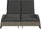 vidaXL - Ligbed - met - kussens - 114x205x73 - cm - poly - rattan - grijs