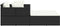vidaXL - Ligbed - met - kussens - 182x118x63 - cm - poly - rattan - zwart