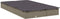 vidaXL - Ligbed - met - kussens - 2-persoons - poly - rattan - grijs