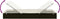 vidaXL - Ligbed - met - kussens - 2-persoons - poly - rattan - zwart