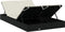 vidaXL - Ligbed - met - kussens - 2-persoons - poly - rattan - zwart