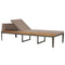 vidaXL - Ligbed - met - kussens - massief - acaciahout - bruin