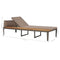 vidaXL - Ligbed - met - kussens - massief - acaciahout - bruin