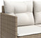 vidaXL - Ligbed - met - kussens poly - rattan - beige