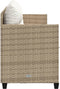 vidaXL - Ligbed - met - kussens poly - rattan - beige