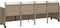 vidaXL - Ligbed - met - kussens poly - rattan - beige