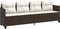 vidaXL - Ligbed - met - kussens - poly - rattan - bruin