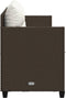 vidaXL - Ligbed - met - kussens - poly - rattan - bruin
