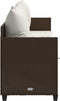 vidaXL - Ligbed - met - kussens - poly - rattan - bruin