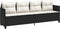 vidaXL - Ligbed - met - kussens - poly - rattan - zwart