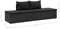 vidaXL - Ligbed - met - kussens - poly - rattan - zwart