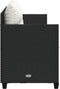 vidaXL - Ligbed - met - kussens - poly - rattan - zwart