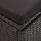 vidaXL - Ligbed - met - kussens - poly - rattan - zwart