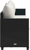 vidaXL - Ligbed - met - kussens - poly - rattan - zwart