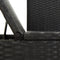 vidaXL - Ligbed - met - kussens - poly - rattan - zwart