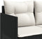 vidaXL - Ligbed - met - kussens - poly - rattan - zwart