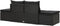 vidaXL - Ligbed - met - kussens - poly - rattan - zwart