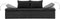 vidaXL - Ligbed - met - kussens - poly - rattan - zwart