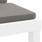 vidaXL - Ligbed - met - kussens - PP - wit