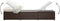 vidaXL - Ligbed - met - luifel - en - kussen - poly - rattan - bruin