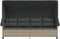 vidaXL - Ligbed - met - luifel - en - kussens - poly - rattan lichtgrijs