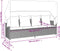vidaXL - Ligbed - met - luifel - en - kussens - poly - rattan lichtgrijs