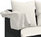 vidaXL - Ligbed - met - luifel - en - kussens - poly - rattan - zwart